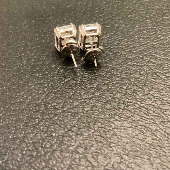 2ct Emerald Cut Studs - Picture 14 of 16